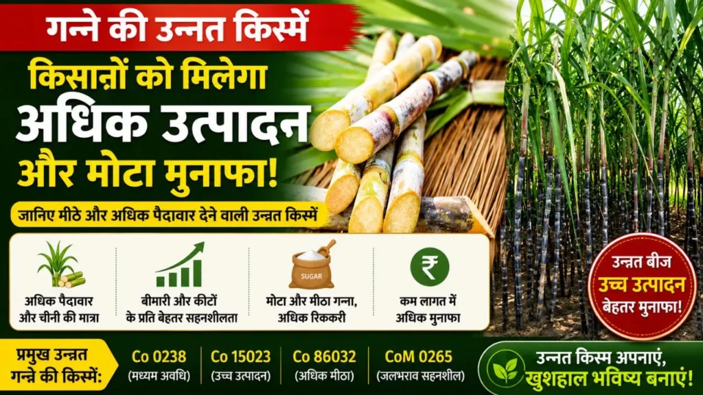 Improved Sugarcane Varieties
